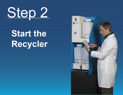 Solvent Recycling Step 2