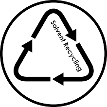 Solvent recycling symbol